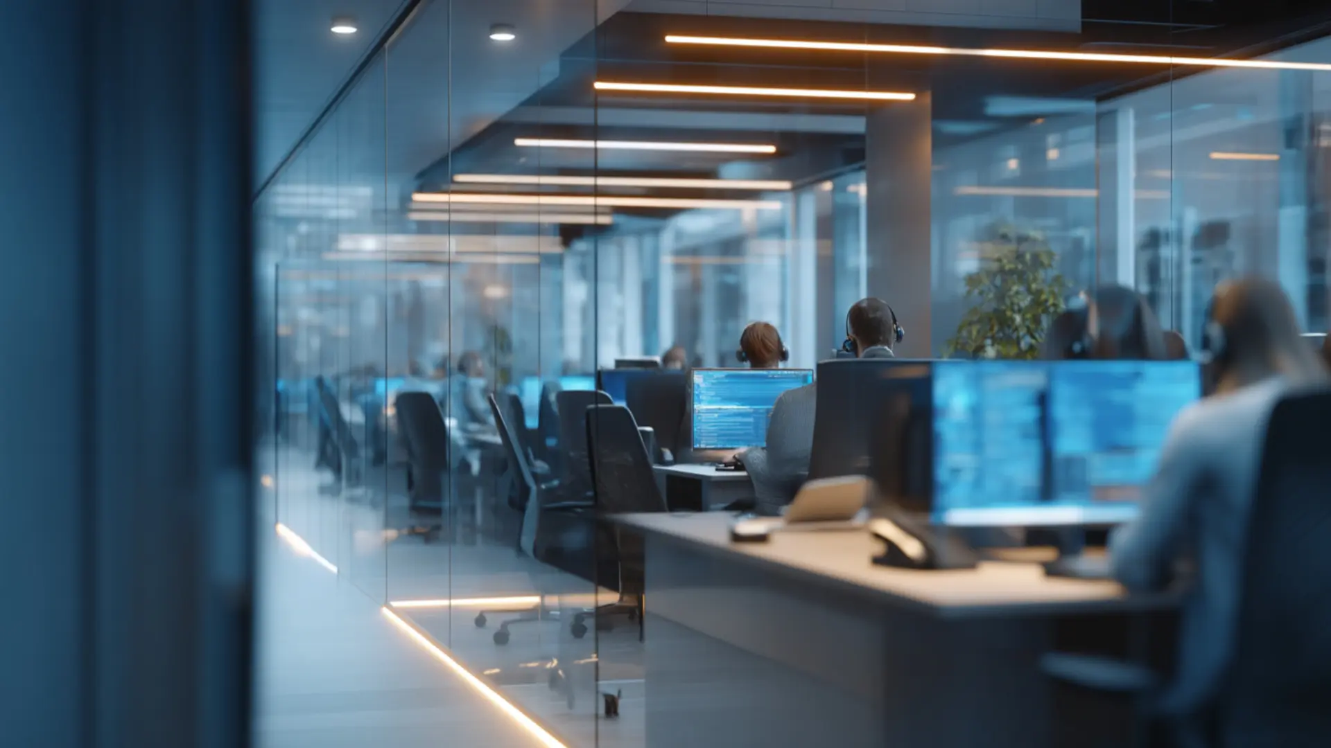 Call Center Production Floor